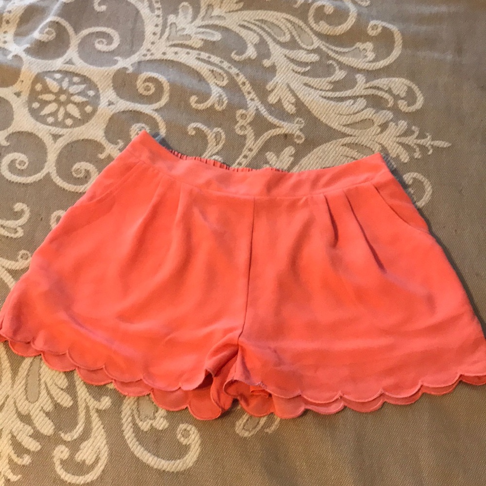 Coral Dressy Shorts